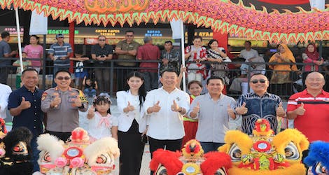 Seven Land Food Court Tanjunguban Resmi Dibuka, Dorong Potensi Ekonomi Lokal