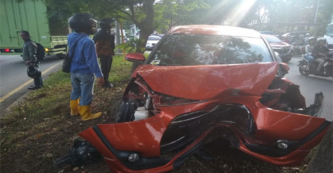 Dalam Sehari, Dua Laka Tunggal Terjadi di Kawasan Seibeduk