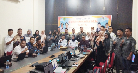 BRK Syariah dan DPMK Rohil Latih 159 Desa Terapkan Transaksi Non-Tunai di Bagansiapiapi