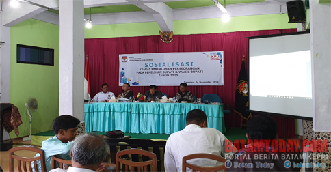 KPU Anambas Tetapkan Jadwal Penyerahan Dukungan Calon Independen