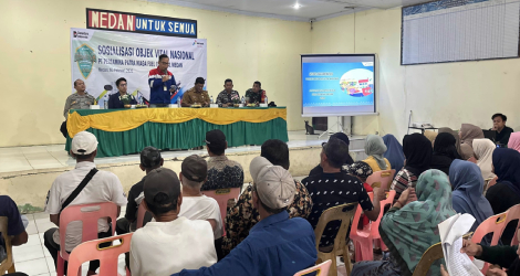 Pertamina Patra Niaga Sumbagut Sosialisasikan Pengamanan Obvitnas dan Jalur Pipa BBM di Medan