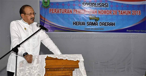 Bupati Natuna Harapkan OPD Bangun Kerja Sama Selalu Atas Namakan Pemda