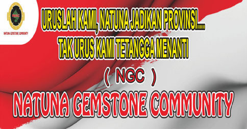 Kedatangan Menpora Disambut Spanduk Provinsi Khusus Natuna