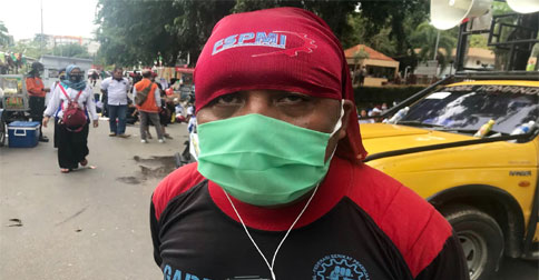 UMP 2021 Tak Naik, Ribuan Buruh Batam Kembali Demo ke Graha Kepri