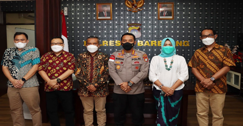Bahas Tahapan Pemilu, Kapolresta Barelang Gelar Audensi dengan Komisioner KPU Batam