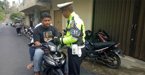 25 Pengendara Terjaring Razia di Anambas, Didominasi Pelanggaran Tak Pakai Helm