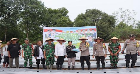 Polres Natuna Tanam 6.000 Bibit Jagung untuk Dukung Ketahanan Pangan Nasional
