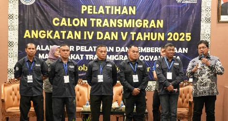 Kementrans Buka Program Transmigasi untuk TNI dan Polri, 5 Anggota TNI Aktif Ikut Pelatihan di Yogyakarta