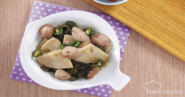 Resep Tumisan Simpel Rebung Melinjo Cabai Hijau
