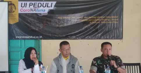 Kodim Natuna dan UI Berbagi Pengetahuan Virus Corona