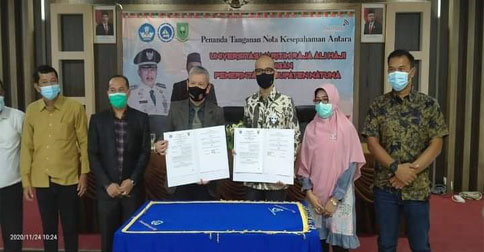 Pemkab Natuna MoU dengan UMRAH Tingkatkan Perekonomian Masyarakat Pesisir