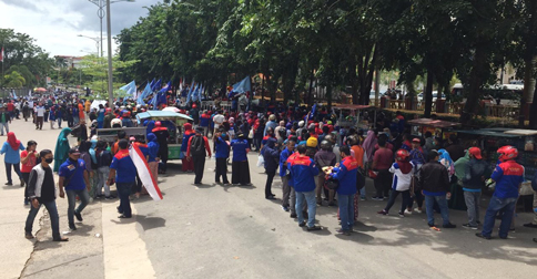 Dibubarkan Aparat, Ribuan Buruh Gagal Aksi di Kantor Wali Kota Batam
