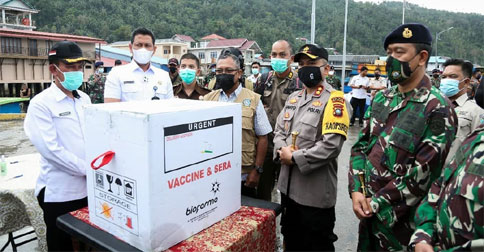 Sebanyak 1.561 Vial Vaksin Covid-19 Tiba di Anambas