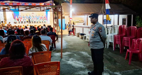 Polsek Daik Lingga Amankan Perayaan Malam Trisuci Waisak 2569 BE di Vihara Budha Maitrea