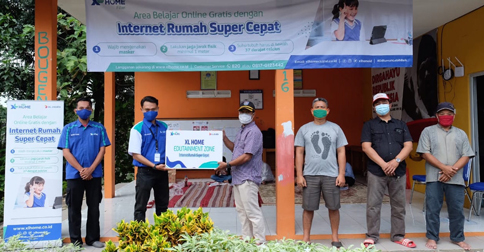 XL HOME Edutainment Zone, Donasi Akses Internet Fiber untuk PPJ