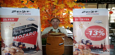 Peringati Ulang Tahun ke-13, Restoran Zenbu Beri Diskon Menarik